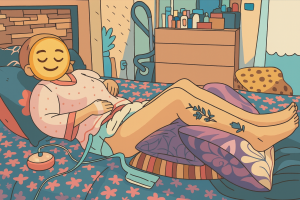 نحوه خوابیدن بعد ابدومینوپلاستی